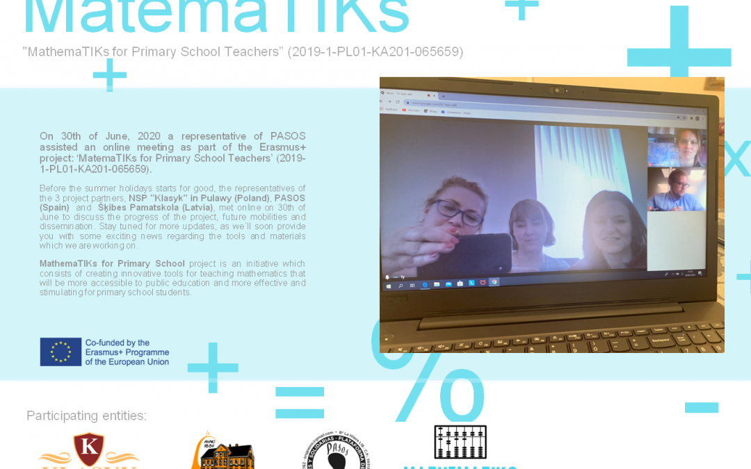 Mimo koronawirusa projekt Mathema TIKs for Primary School Teachers jest realizowany ?